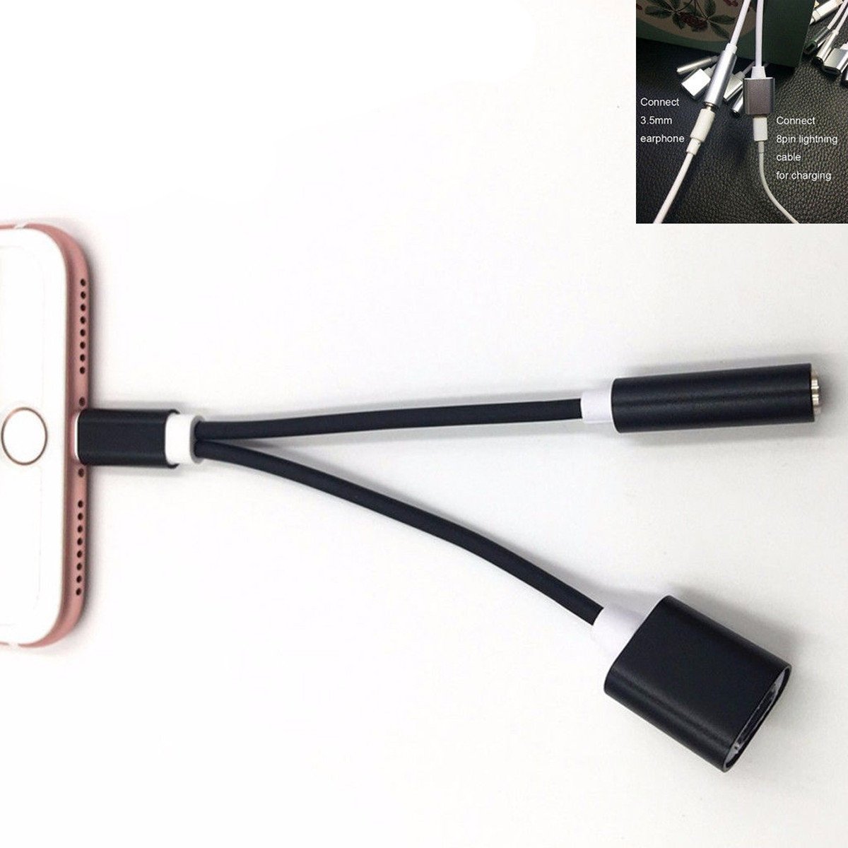 2 In 1 Lightning Charger & Audio Jack