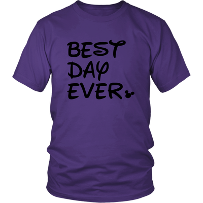 Best Day Ever Disney Inspired Unisex Tshirt