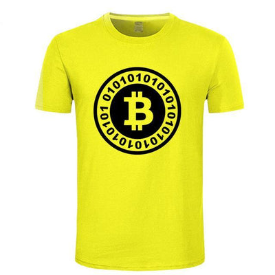 Bitcoin Logo Binary T-Shirt