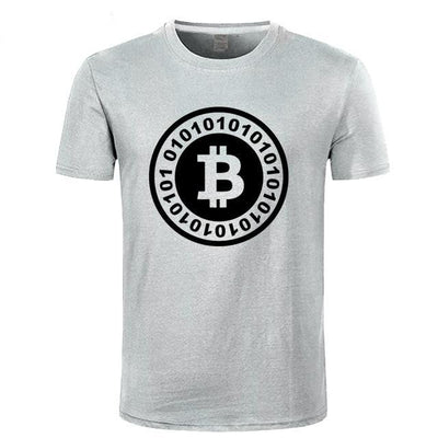 Bitcoin Logo Binary T-Shirt