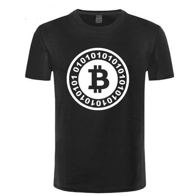 Bitcoin Logo Binary T-Shirt