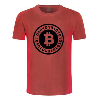 Bitcoin Logo Binary T-Shirt