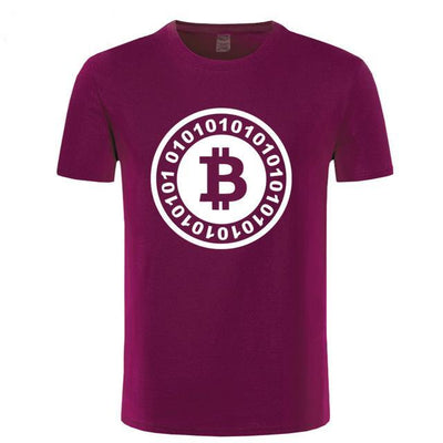 Bitcoin Logo Binary T-Shirt