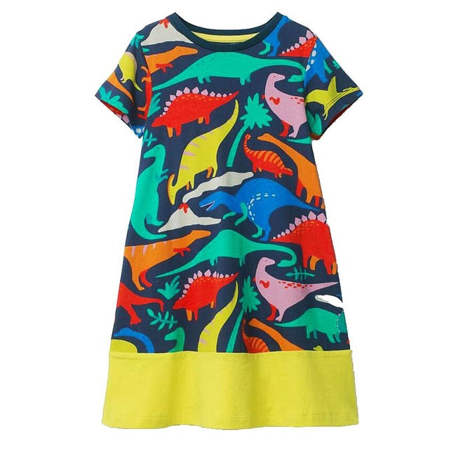 Girls Dinosaur Dress