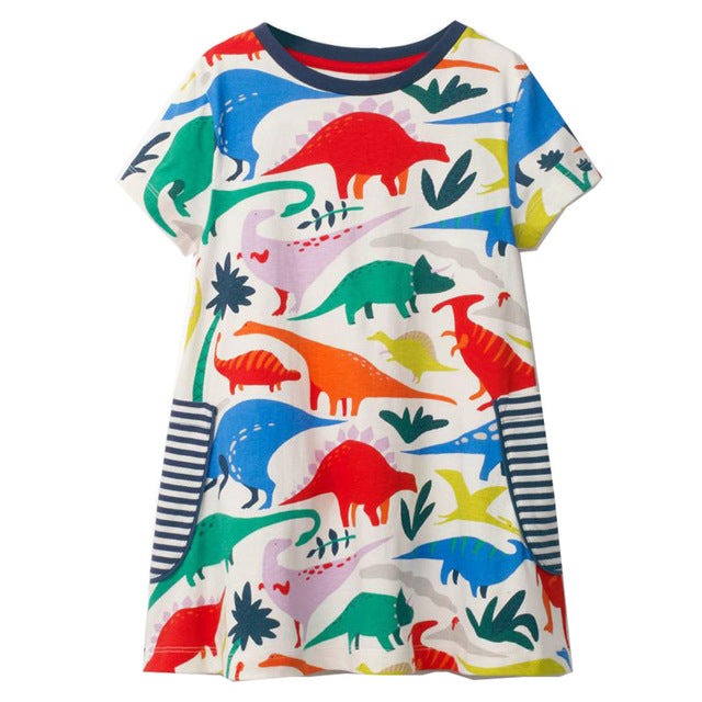 Girls Dinosaur Dress