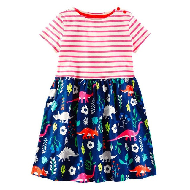 Girls Dinosaur Dress