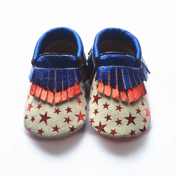 USA Pride Genuine Leather Moccasins