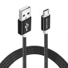 VOXLINK 0.5m/1m/2m/3m Nylon Braided Micro/Lightning to USB Data/Charging Cable for iPhone/Android