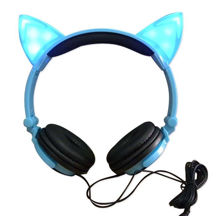 LED Cat Ear Headphones