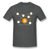 Bitcoin Chemical Molecule T-Shirt