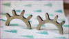 Cute Wood Eyelash Ornament