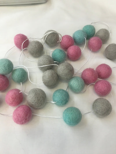 Felt Ball Garland