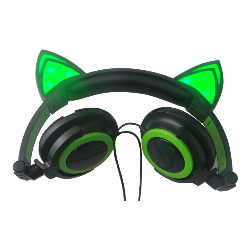 LED Cat Ear Headphones