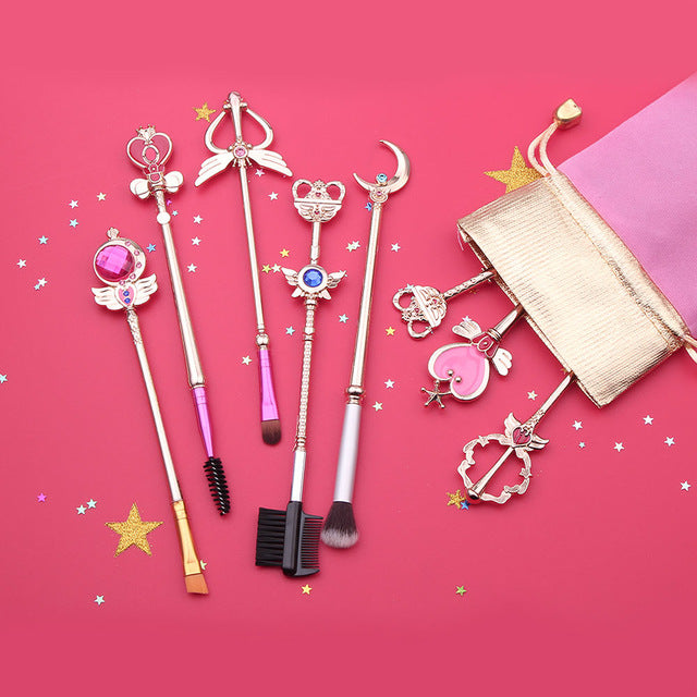8pc Sailor Moon Makeup Brush Set