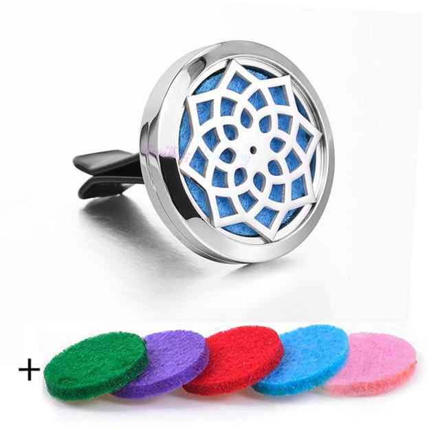 Stainless Steel Car Essential Oil Diffuser Clip