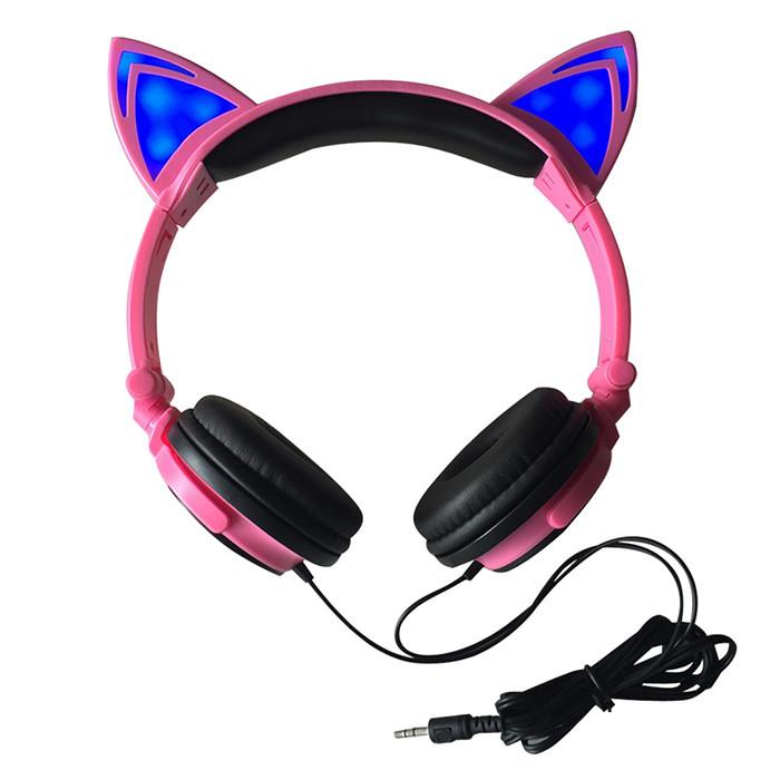 LED Cat Ear Headphones