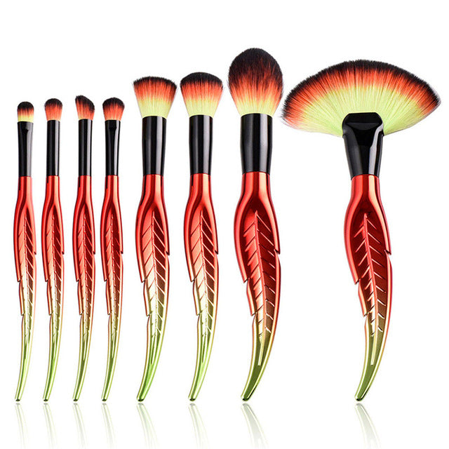 Leaf Makeup Brush Set