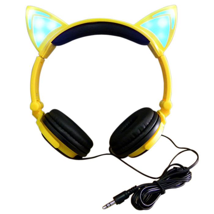 LED Cat Ear Headphones