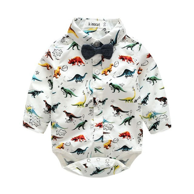 Dinosaur & Bow Tie Bodysuit