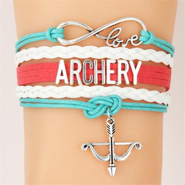 Handmade Braid Bow Archery Bracelet