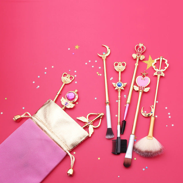8pc Sailor Moon Makeup Brush Set
