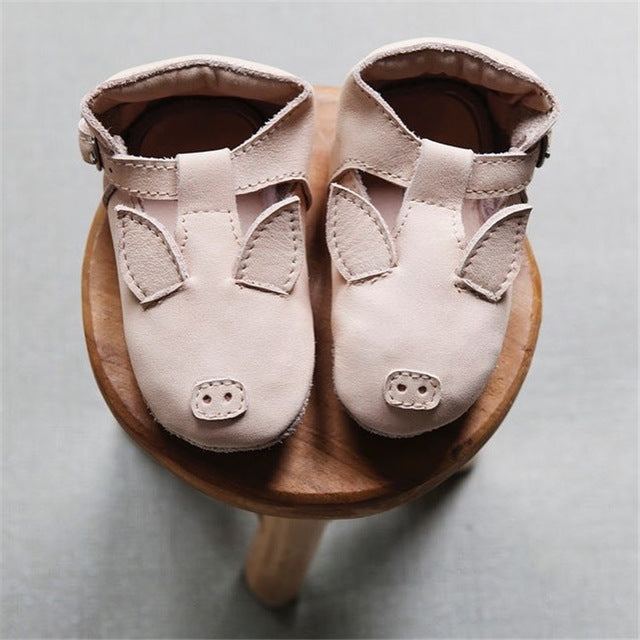 Baby Animal Genuine Leather Sandals